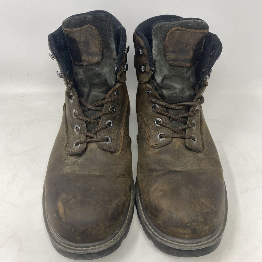 Wolverine Boots Mens Size 10M Brown Leather Waterproof Ankle Work Lace Up W10643